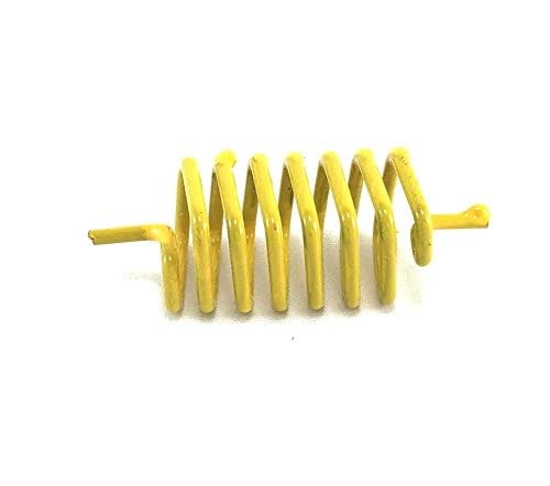 Remedies Round Clockwise Spring Used to Hinder/Balance Space Energy Field - Set of 1 (Yellow)