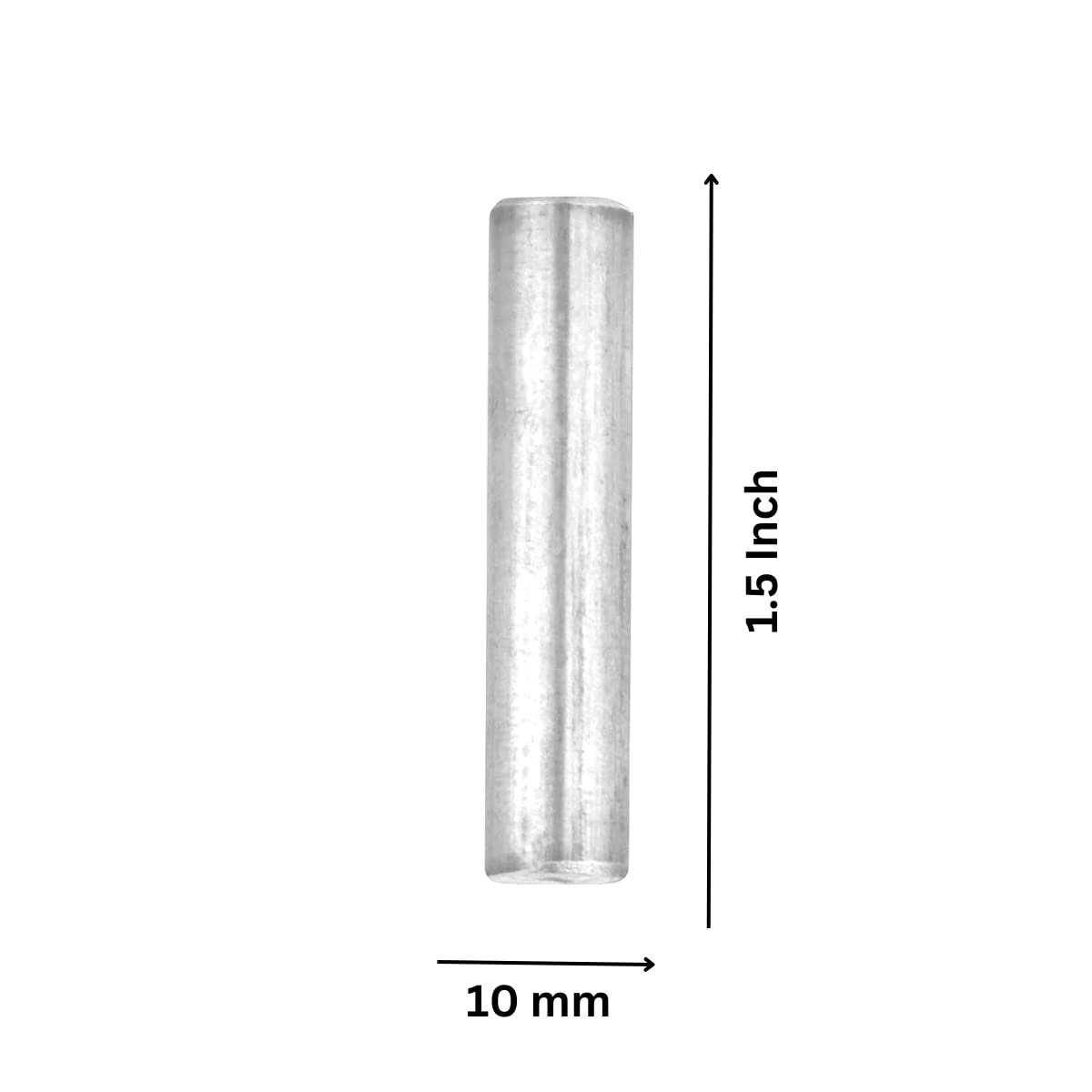 MV Vastu Remedies | Metal Stainless Steel (SS 304) Studs, Size - Length 1.5inch, Round 10mm, Set of 3