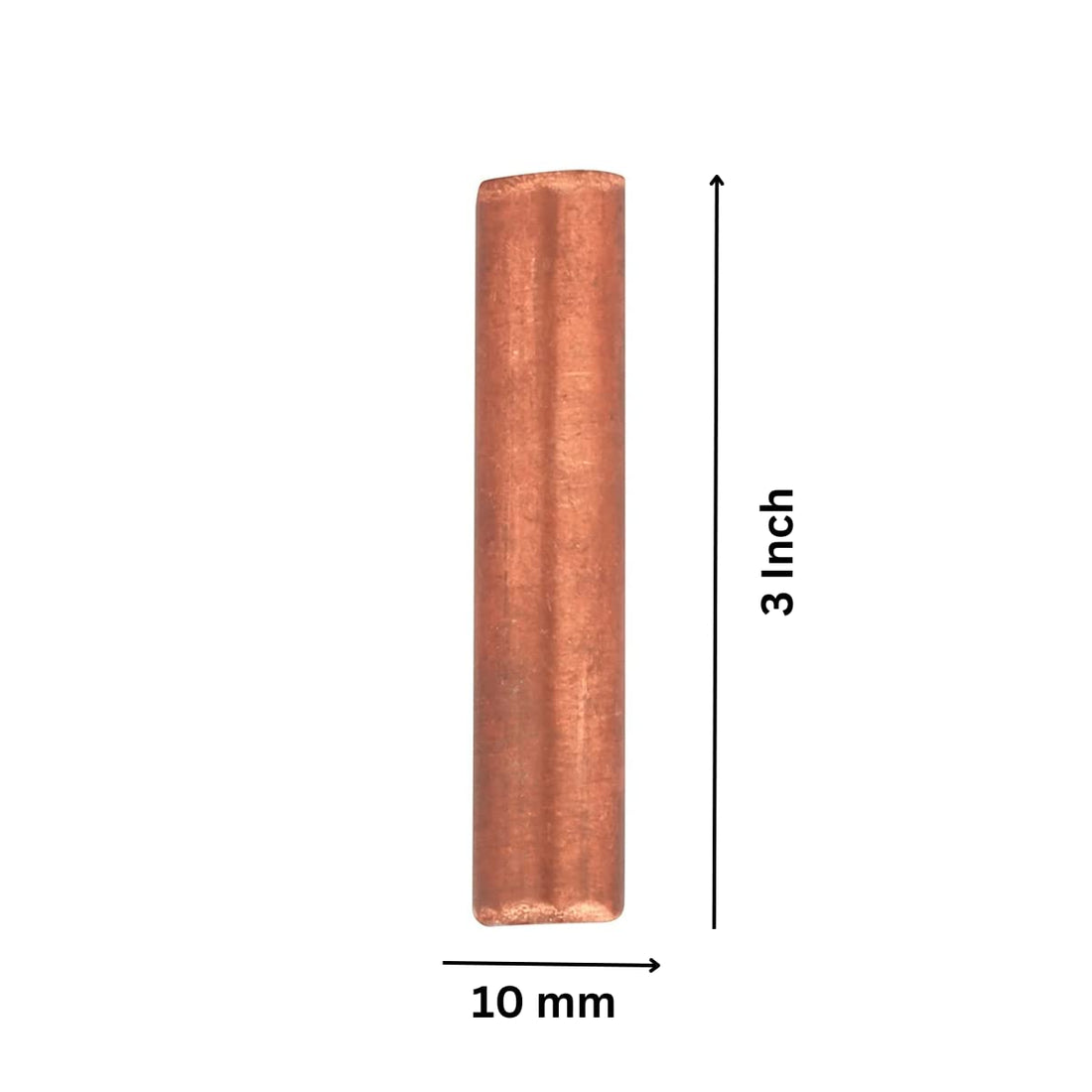 MV Vastu Remedies | Metal Iron Studs, Size - Length 3inch, Round 10mm, Set of 3