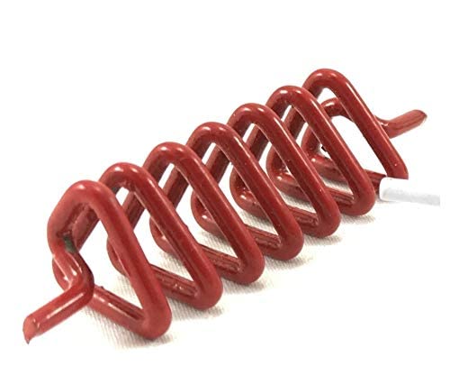 Remedies Round Clockwise Spring Used to Hinder/Balance Space Energy Field - Set of 1 (Red)