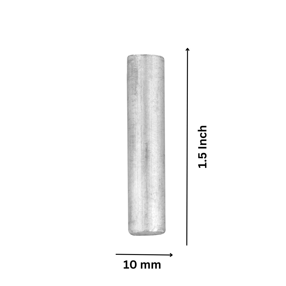 MV Vastu Remedies | Metal Aluminium Studs, Size - Length 1.5inch, Round 10mm, Set of 3