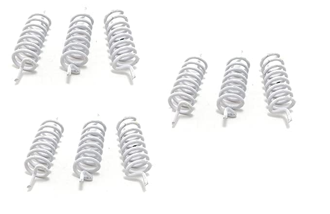 Remedies White Round clockwise Spring Used to Hinder/Balance Space Energy Field - 3 Springs