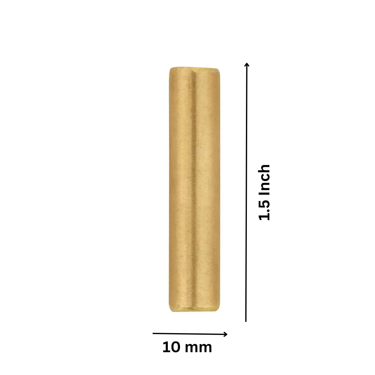 MV Vastu Remedies | Metal Aluminium Studs, Size - Length 1.5inch, Round 10mm, Set of 3