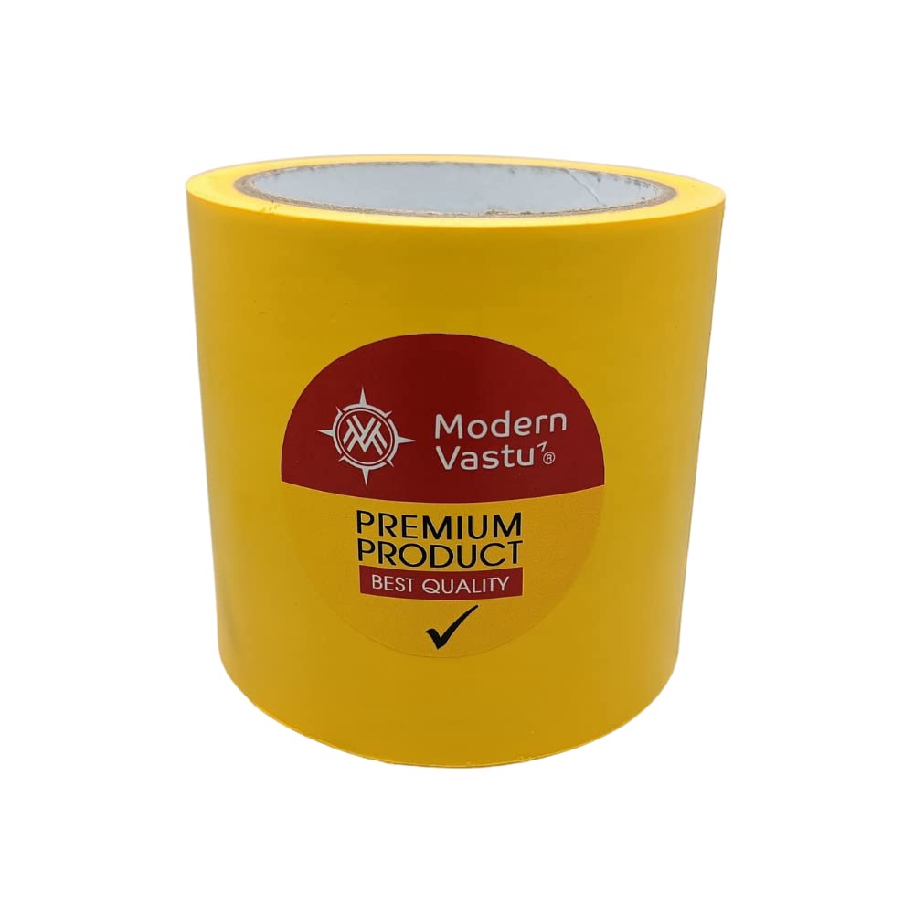 Modern Vastu White Colour Tape Remedies | Size 4"Inch/100mm, 20 Meter (Main Entrance & Toilet Correction) – Pack of 1 (White)