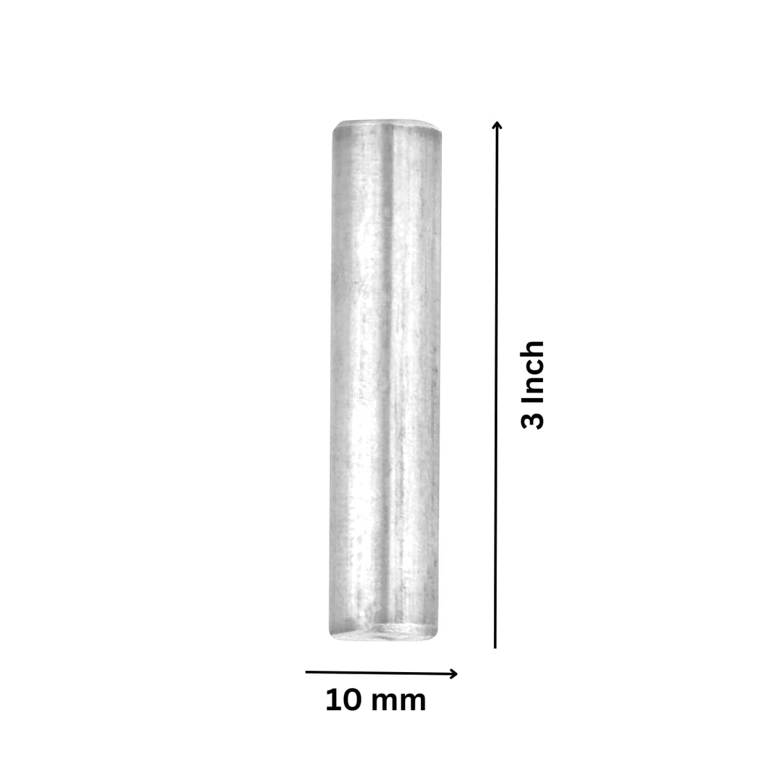 MV Vastu Remedies | Metal Aluminium Studs, Size Length 3inch, Round 10mm, Set of 3