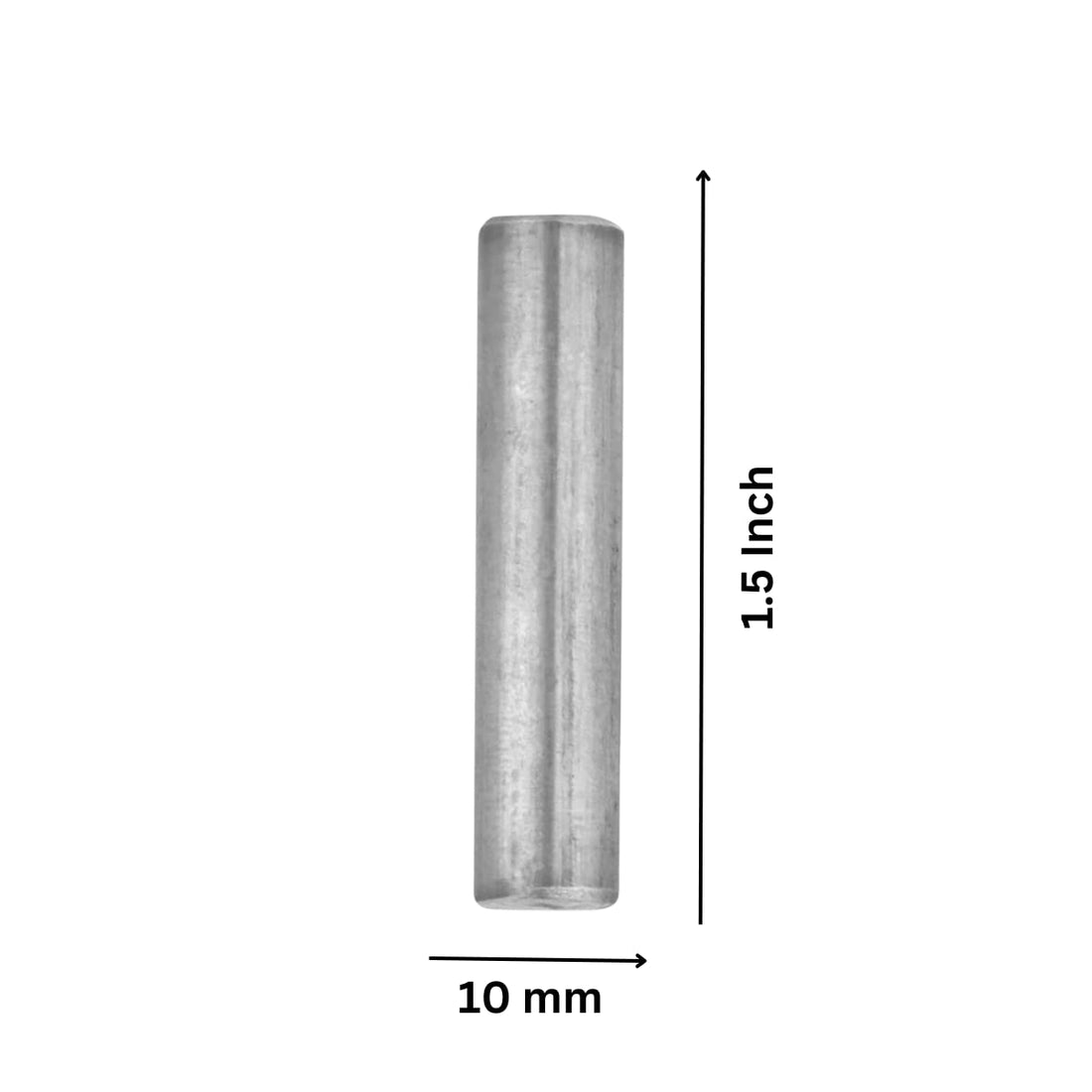 MV Vastu Remedies | Metal Stainless Steel (SS 304) Studs, Size - Length 1.5inch, Round 10mm, Set of 3