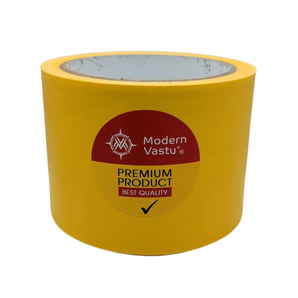 Modern Vastu Green Colour Tape Remedies | Size 3"Inch/76mm, 20 Meter (Main Entrance & Toilet Correction) – Pack of 1 (Green)