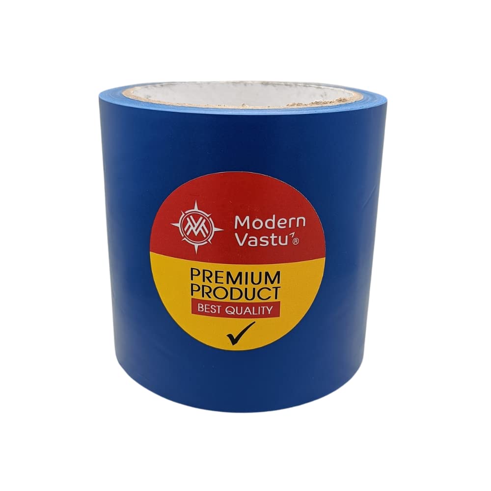 Modern Vastu Black Colour Tape Remedies | Size 4"Inch/100mm, 20 Meter (Main Entrance & Toilet Correction) – Pack of 1 (Black)