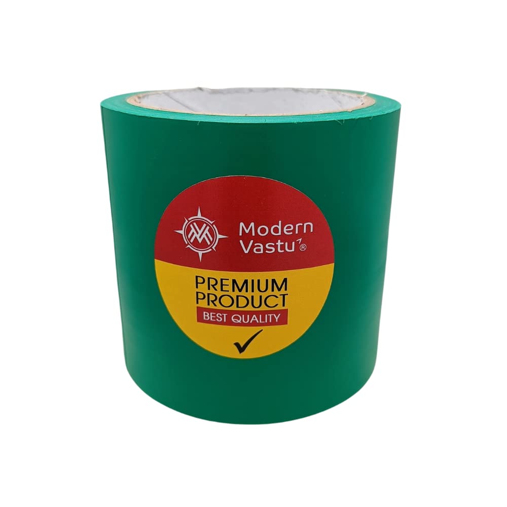 Modern Vastu White Colour Tape Remedies | Size 4"Inch/100mm, 20 Meter (Main Entrance & Toilet Correction) – Pack of 1 (White)