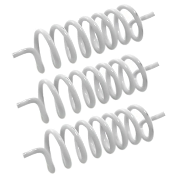 Remedies White Round clockwise Spring Used to Hinder/Balance Space Energy Field - 3 Springs