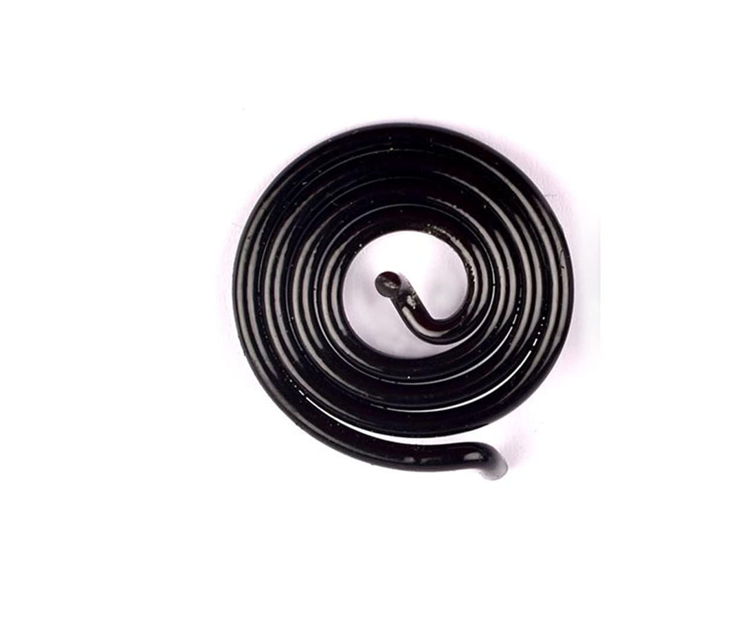 Remedies Round Clockwise Spring Used to Hinder/Balance Space Energy Field - Set of 1 (Black)