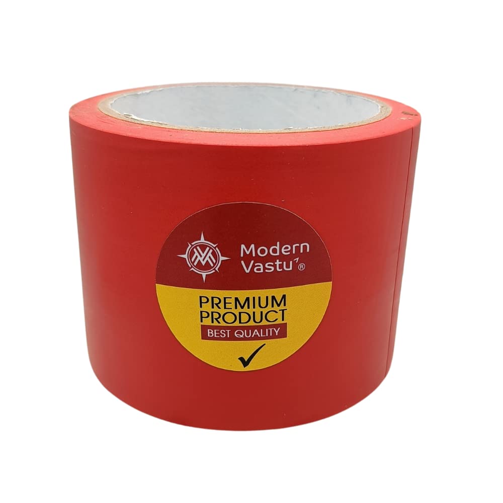 Modern Vastu Green Colour Tape Remedies | Size 3"Inch/76mm, 20 Meter (Main Entrance & Toilet Correction) – Pack of 1 (Green)