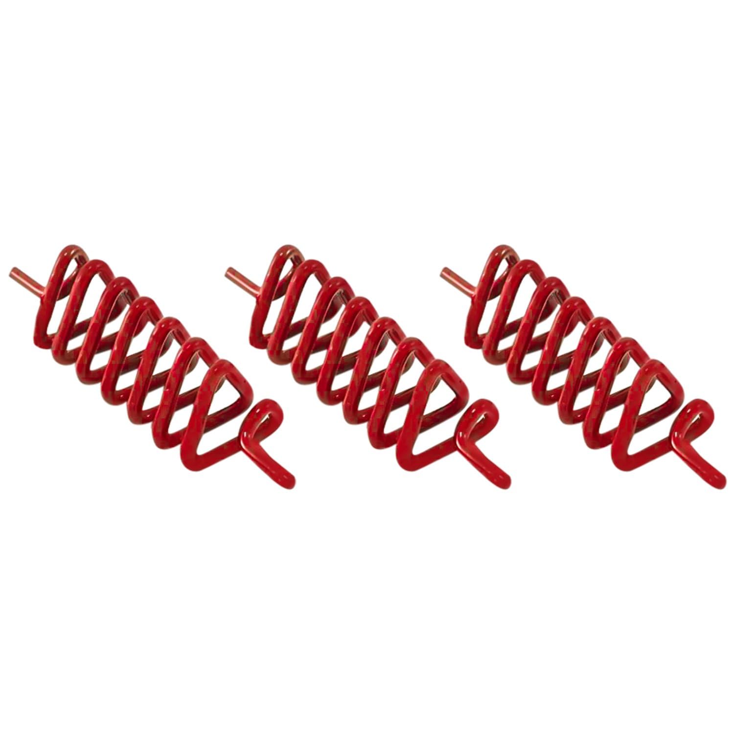 Remedies Red Triangular Anti Clockwise Spring Used to Hinder/Balance Fire Energy - 3 Springs