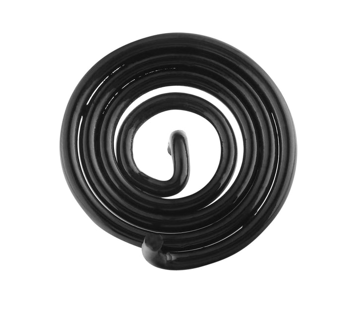 Remedies Black Round Anti Clockwise Spring Used to Hinder/Balance Space Energy Field - Set of 1