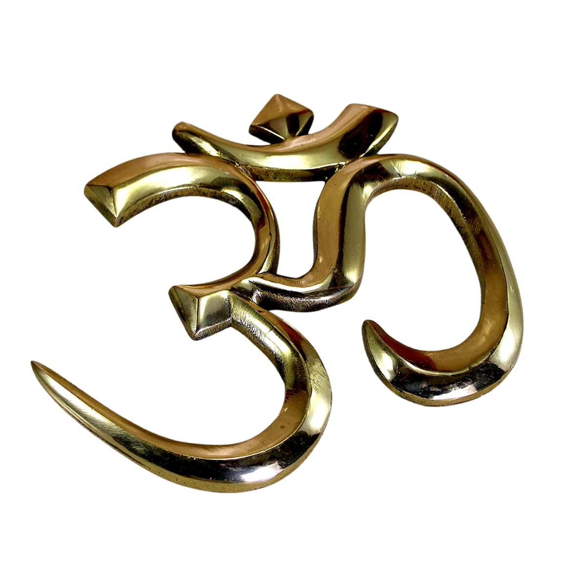 ModernVastu Metal Brass Wall Hanging OM | Religious Sculpture | Goodluck, Auspicious, Religious Symbols Best for Home and Office Decoration