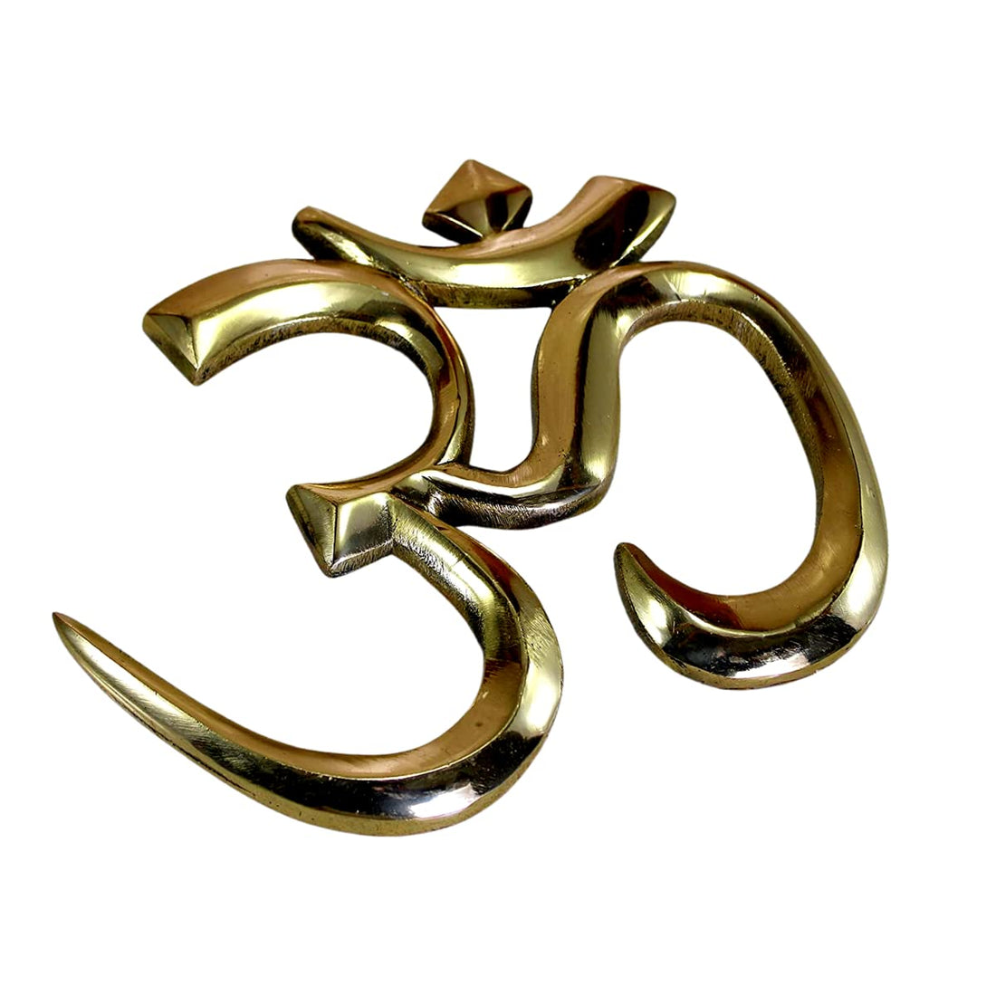 ModernVastu Metal Brass Wall Hanging OM | Religious Sculpture | Goodluck, Auspicious, Religious Symbols Best for Home and Office Decoration