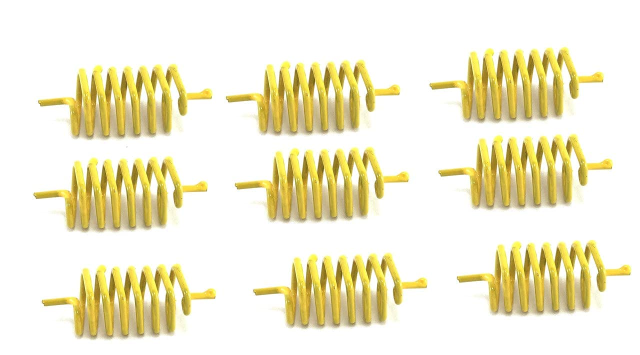 Remedies Yellow Round Anti Clockwise Spring Used to Hinder/Balance Space Energy Field - Set of 1