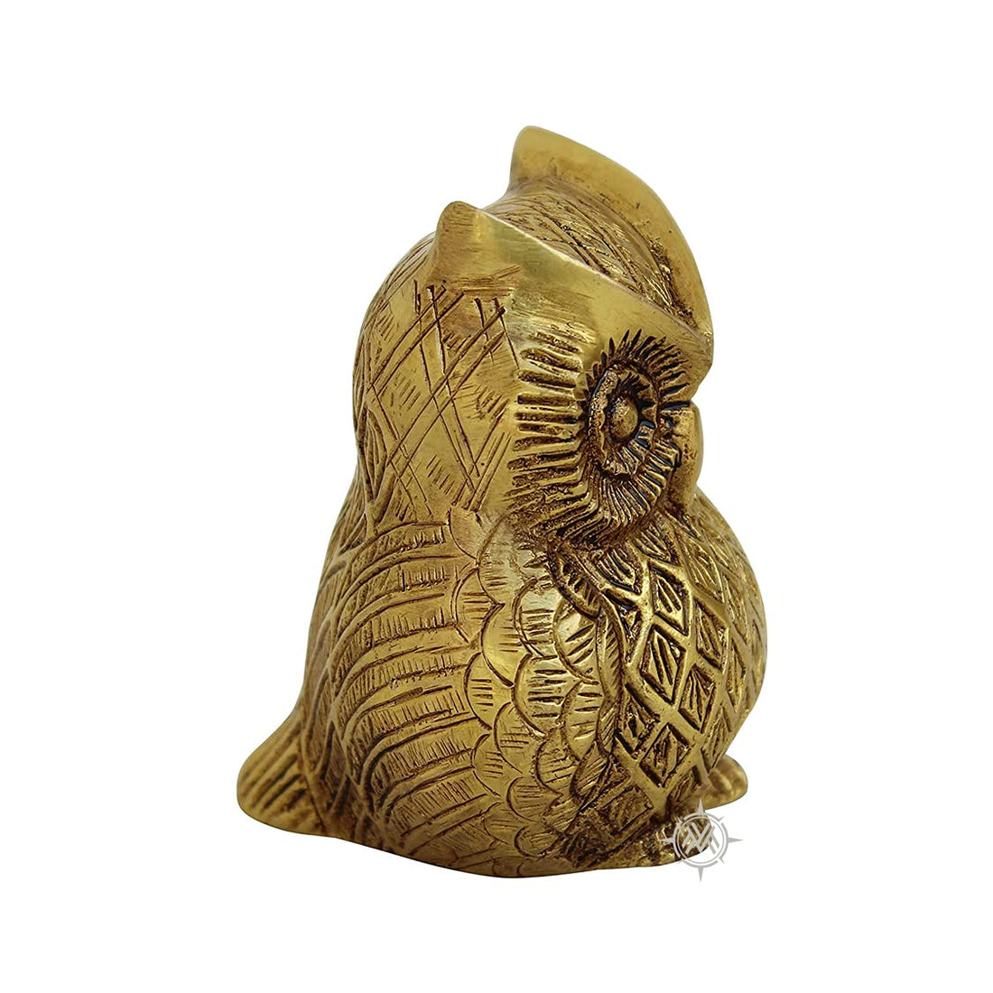 Owl Bird Brass Decorative Showpiece | Home Decor | Brass Owl | Owl Bird Showpiece for Home Decoration and Giftings