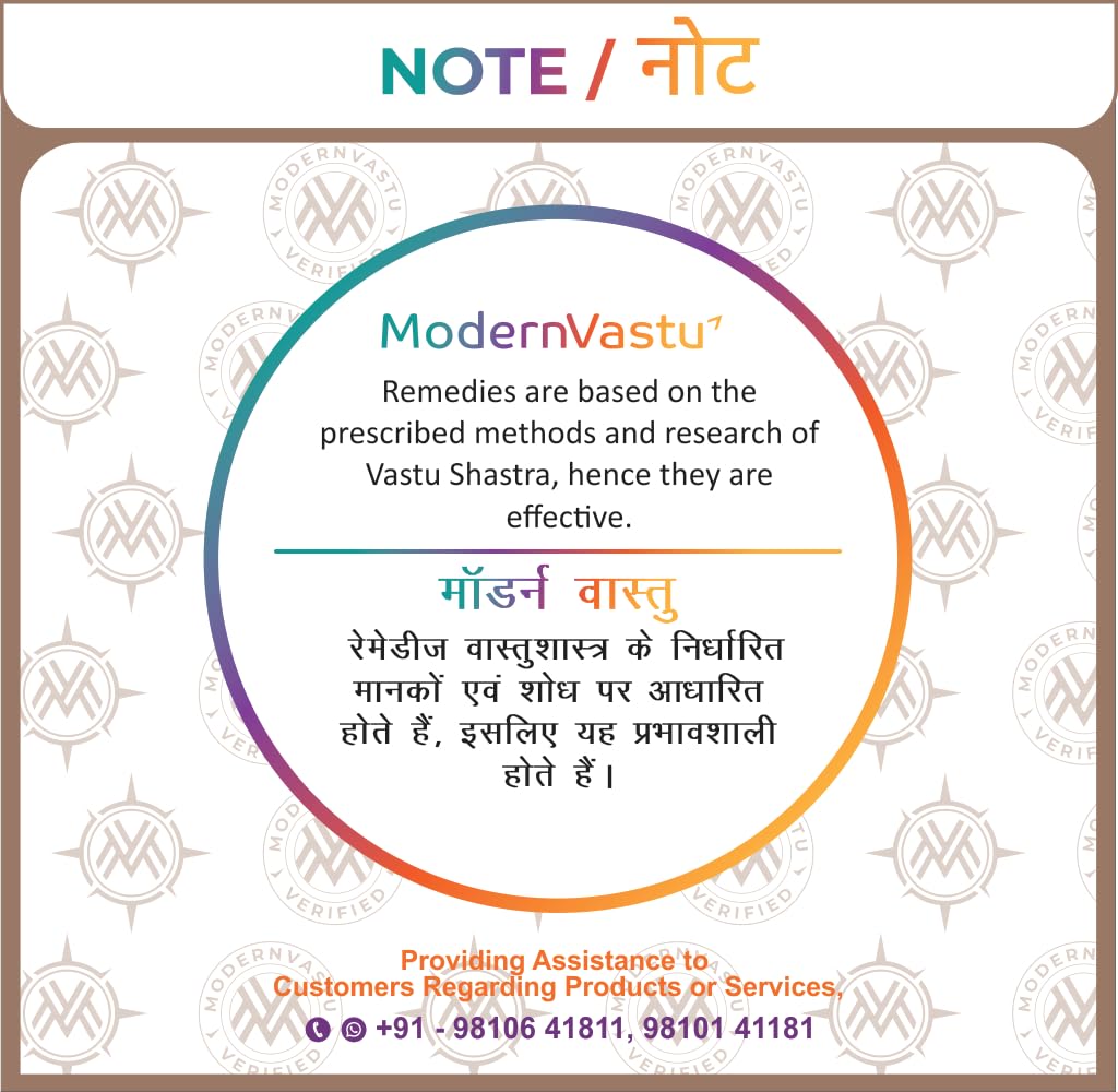 Modern Vastu Black Colour Tape Remedies | Size 4"Inch/100mm, 20 Meter (Main Entrance & Toilet Correction) – Pack of 1 (Black)