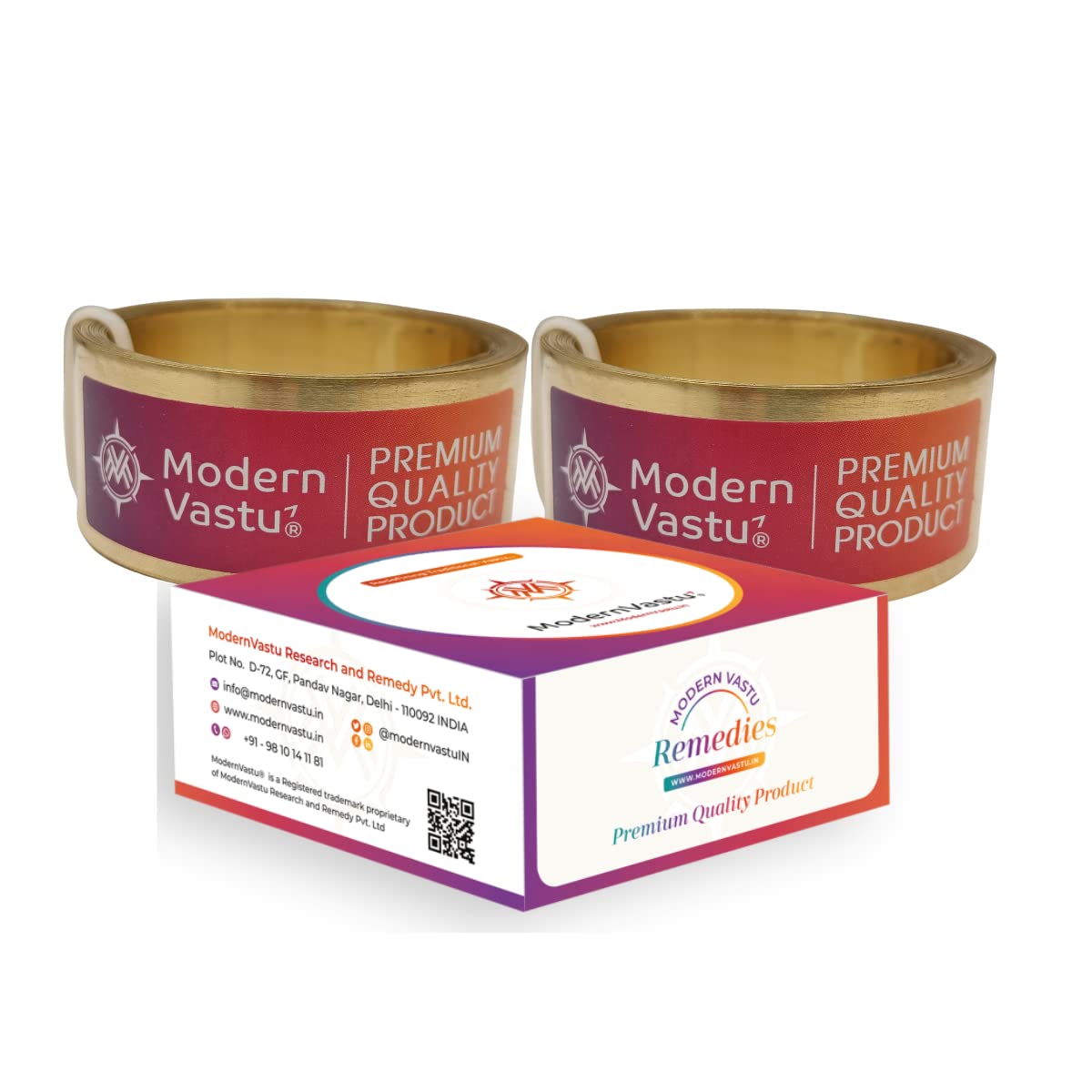Remedies Metal Vastu Strips Stainless Steel (304) Size L 10.3 feet x W1 inch/25mm x Gauge 0.2 mm- (Entrance Toilet Correction and Zone Balancing) - Pack of 2 (Stainless Steel)