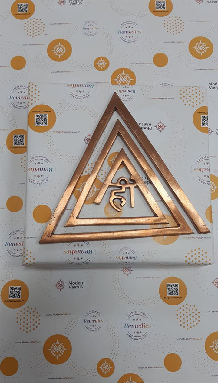 MV VASTU Remedies | Copper Helix Size - Length 6inch, Width 6inch | for Energy Boosting, Zone Correction and Zonal Placement