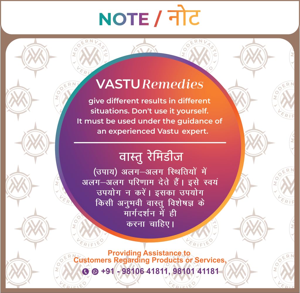 Modern Vastu White Colour Tape Remedies | Size 4"Inch/100mm, 20 Meter (Main Entrance & Toilet Correction) – Pack of 1 (White)