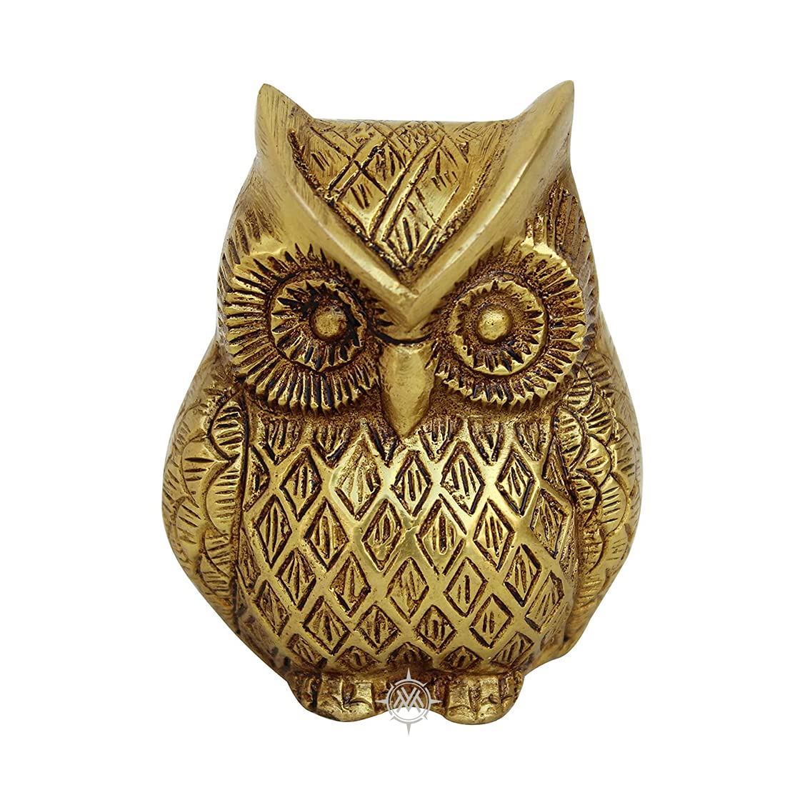 Owl Bird Brass Decorative Showpiece | Home Decor | Brass Owl | Owl Bird Showpiece for Home Decoration and Giftings