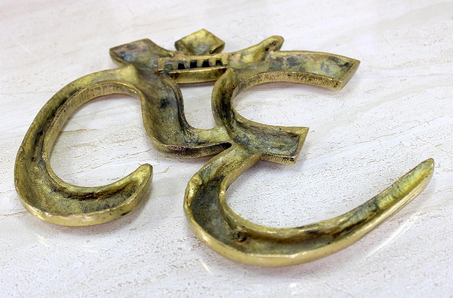 ModernVastu Metal Brass Wall Hanging OM | Religious Sculpture | Goodluck, Auspicious, Religious Symbols Best for Home and Office Decoration