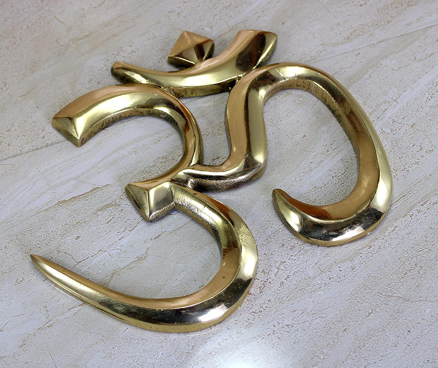 ModernVastu Metal Brass Wall Hanging OM | Religious Sculpture | Goodluck, Auspicious, Religious Symbols Best for Home and Office Decoration