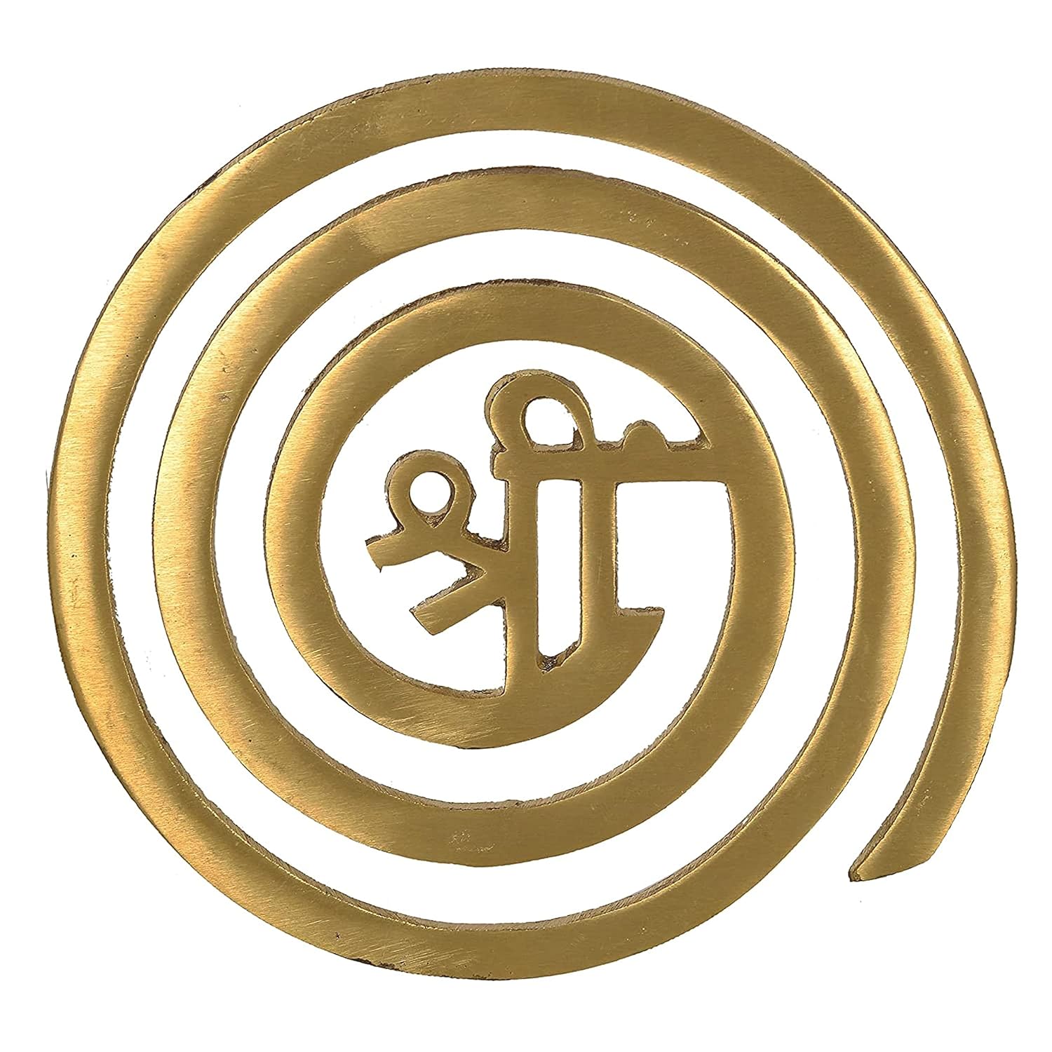 MV VASTU Remedies | Brass Helix Size - Length 6inch, Width 6inch | for Energy Boosting, Zone Correction and Zonal Placement