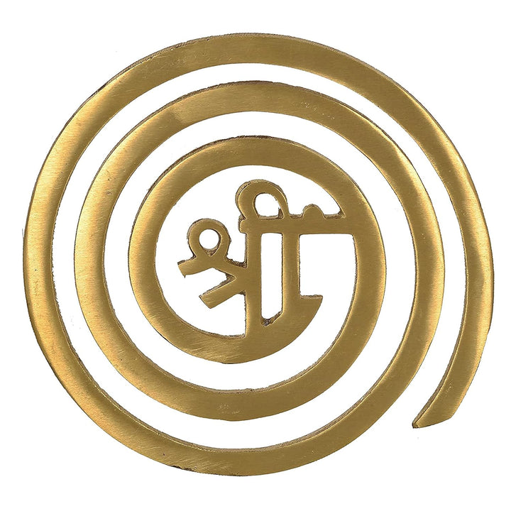 MV VASTU Remedies | Brass Helix Size - Length 6inch, Width 6inch | for Energy Boosting, Zone Correction and Zonal Placement